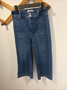 PAIGE Anessa High-Rise Crop Wide-Leg Jeans